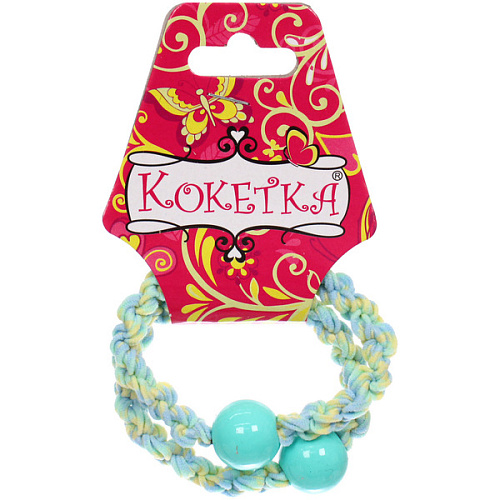 Резинки для волос 2шт Грация, шарики, микс 6 цветов, d-5,5см_4