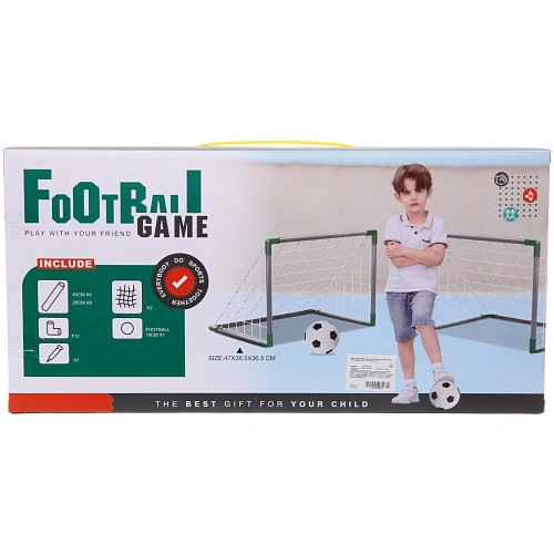 Набор тренировочный для футбола ZG270-229 ворота 4736,536,5 см 2 шт, мяч 10 см, насос_15