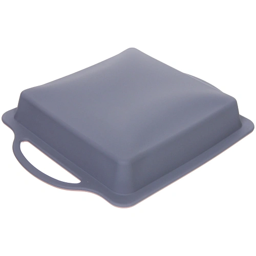 Форма силиконовая CooKstyle квадратная с ручками, 20294см, с металлической вставкой_4