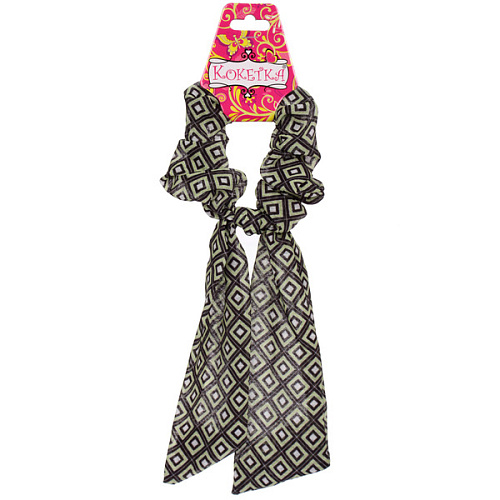 Резинка для волос La Belle, ромбики, микс 6 цветов, 813см (подвес Кокетка)_5