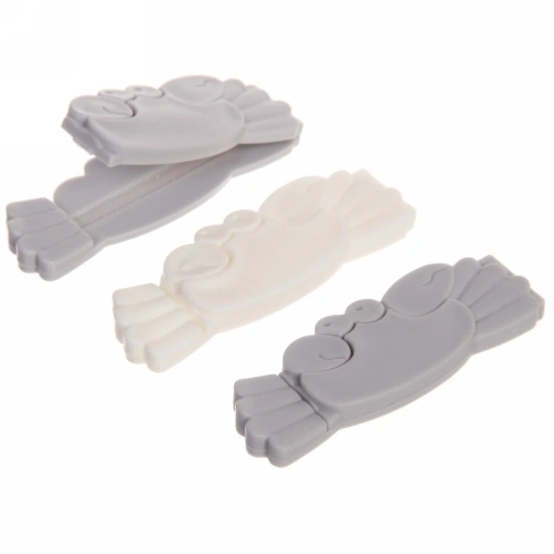 Зажим для пакета 7см "Крабики" 3шт