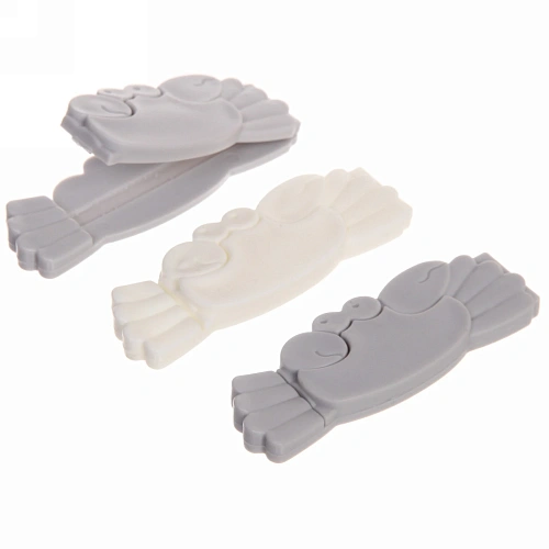 Зажим для пакета 7см "Крабики" 3шт