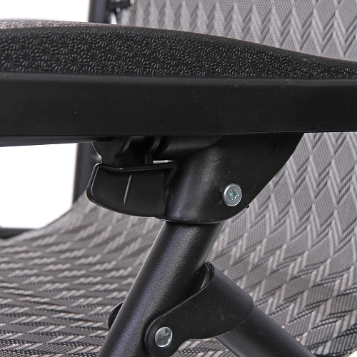 Шезлонг-кресло Уют,17764113 см с подголовником, 2 положения, соты_12