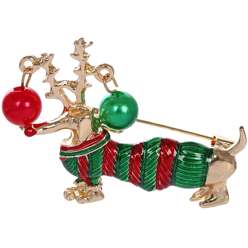 Брошь Best Podarok - Такса Шустрик, 4,33,5см_3