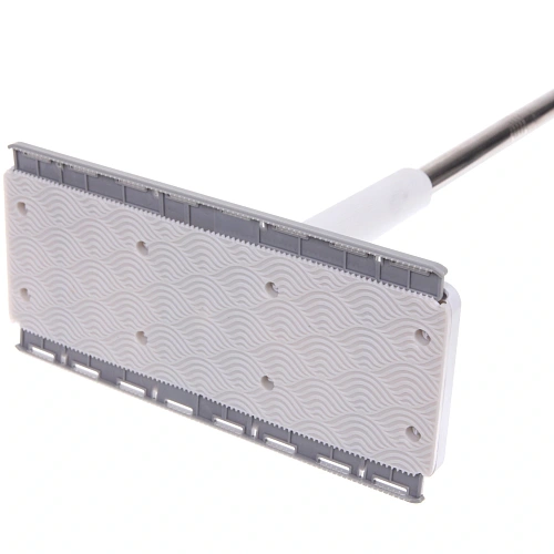 Швабра самозажимная ручка 125см в комплекте 2 салфетки_7