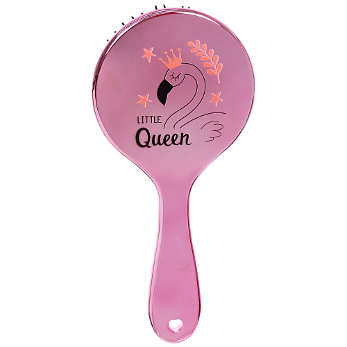 Расческа массажная зеркальная Animals, микс 4 цвета, 1022 см (блистер Ultramarine)_3