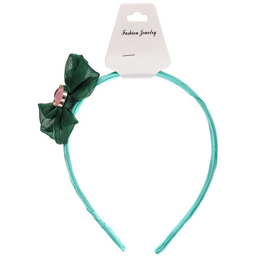 Ободок для волос детский на блистере РОЗОВОЕ ОБЛАКО, цветочек, микс 6 цветов, 1см_4