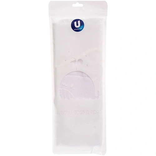 Мочалка для тела ULTRAMARIN PALERMO, комбинированная, цвет белый, 7211см_4