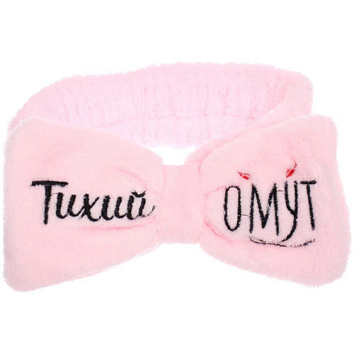 Повязка на голову New collection Vostok - Тихий омут, цвет розовый, серый, голубой и сиреневый, 206см ( упаковка белый ZIP пакет )_3