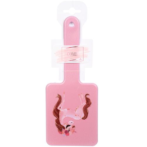 Расческа массажная компактная МАЛЬТА, микс 4 дизайна, 229см (PVC подвес)_8