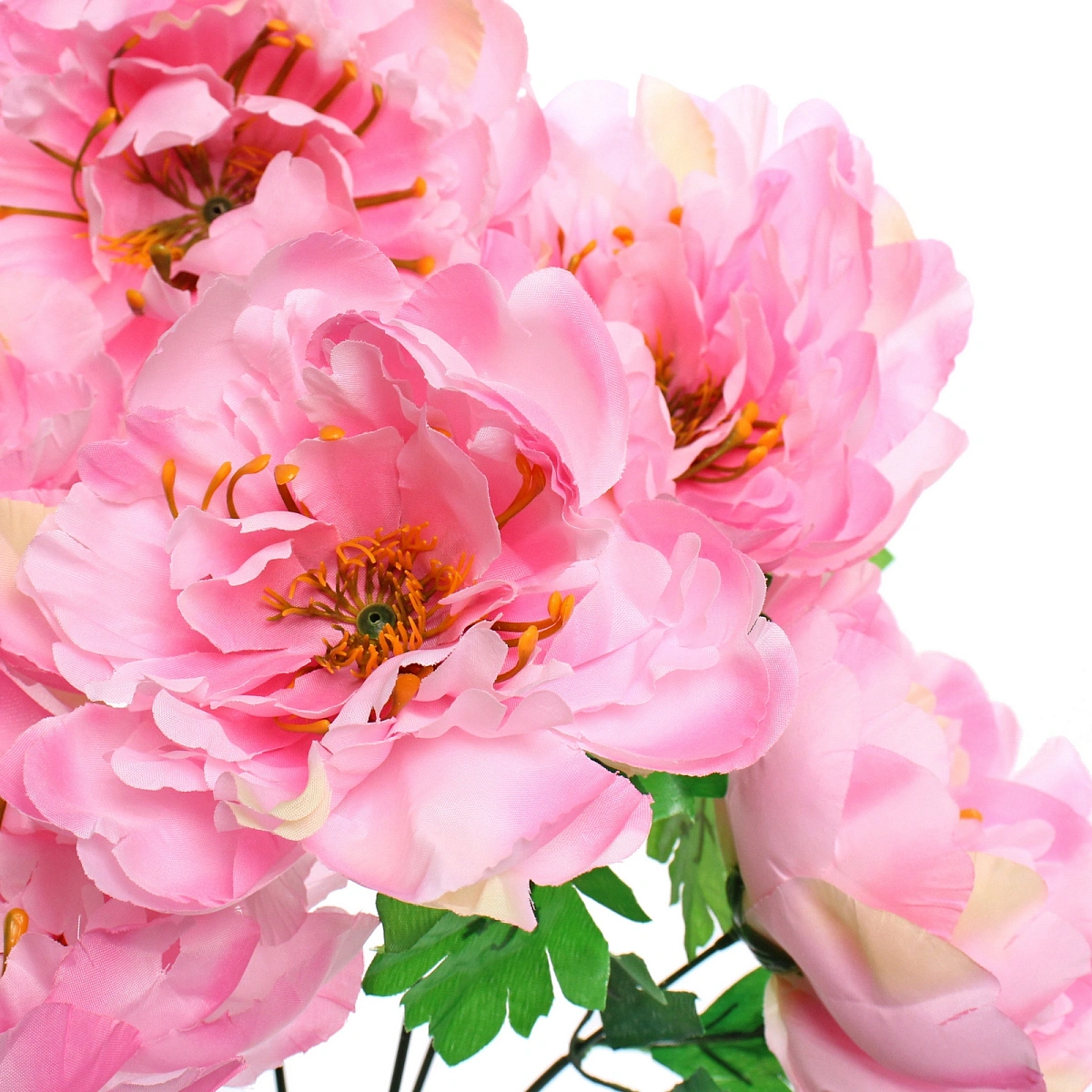 Искусственные цветы "Цветочная мелодия" Пионы 60см 7 цветков розовые