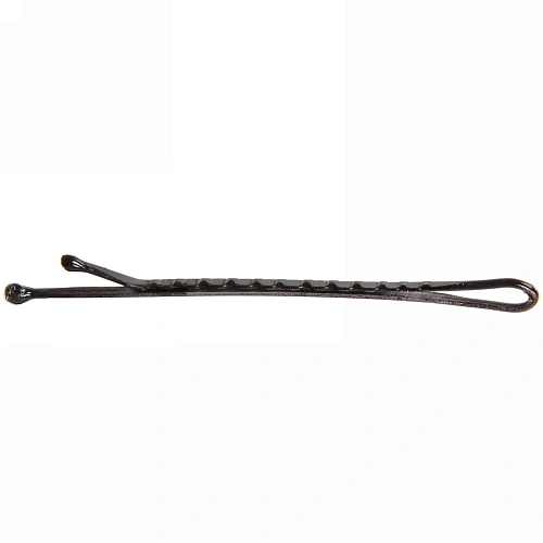 Невидимка для волос 30шт Классика - резная, цвет черный 4см _8