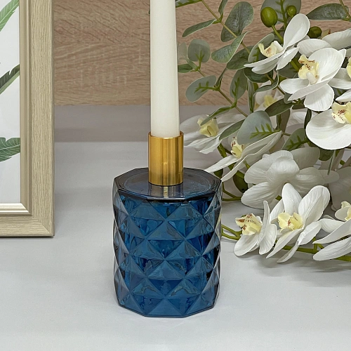 Подсвечник Грани 7,813 см, Сапфир_6