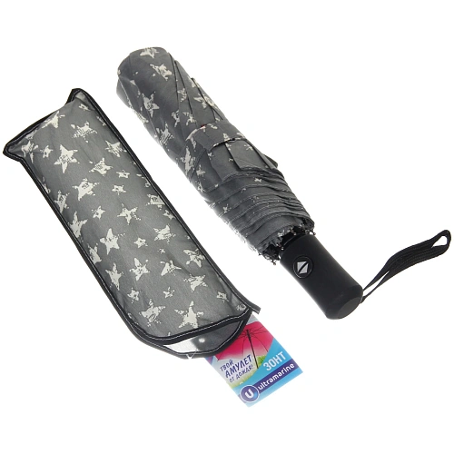 Зонт женский автомат Ultramarine - Рейна, микс 4 цвета, 8 спиц, d-115см, длина в слож виде 28см_22