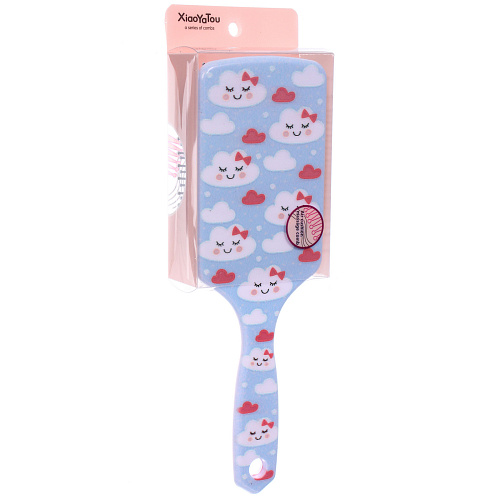 Расческа массажная прямоугольная форма КОЛЛЕКЦИЯ ИМАНИ - НЕЖНОСТЬ ОБЛАКОВ, микс 4 дизайна, 247,5см (PVC упаковка)_8