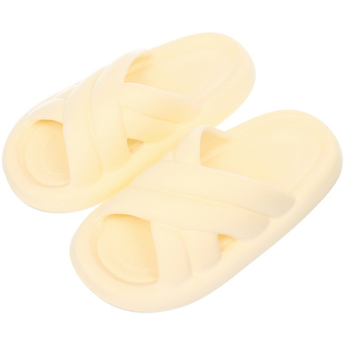 Шлепанцы женские "GRACE", цвет кремовый, р-р 36-37