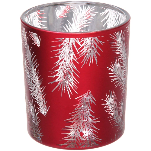 Подсвечник "Волшебная ветвь" 8,5*10 см, Красный