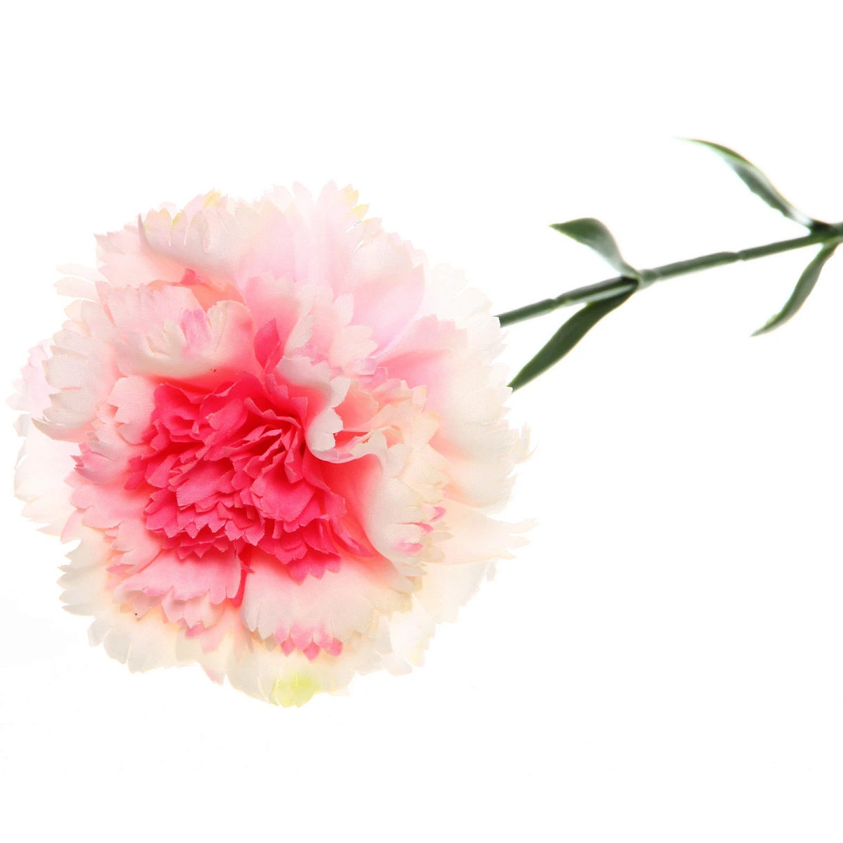 Цветок искусственный "Гвоздика" 68см розовая