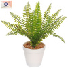 Цветок искусственный в горшке "Папоротник" 27см