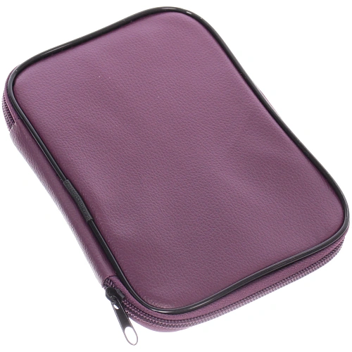 Крючки вязальные металлически в футляре 22шт Favorite Hous, цвет как на фото, от 0,65мм до 6,5мм 22шт (футляр фиолетового цвета)_18