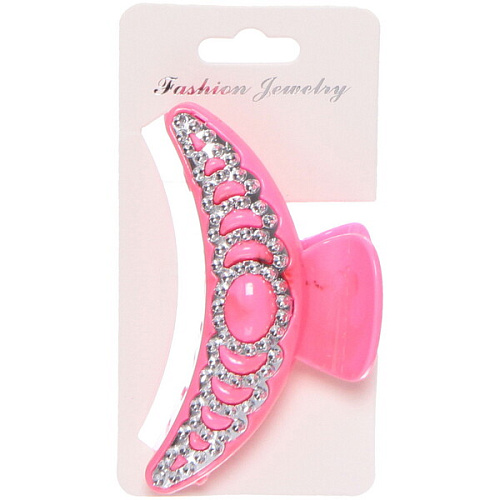 Заколка-краб для волос на блистере Emily Collection - Lily, микс 6 цветов, 7,5см _7