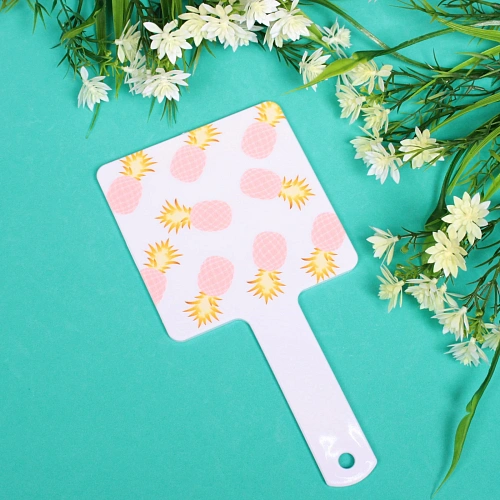 Зеркало косметическое с ручкой Cute look - Харизма, квадрат, 1223,5 см (карт коробка)_3