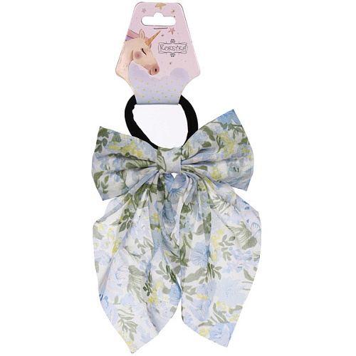 Резинка для волос ПЕРСЕЯ, пионы, микс 4 цвета, d-5см1117см (подвес Кокетка Единорог)_3