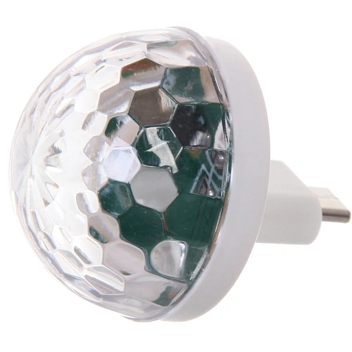 Светильник mini Каледоскоп, LED (красный, зеленый, синий), переходник USB Type-C _3