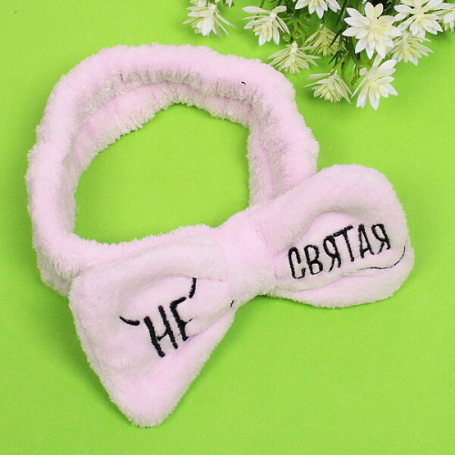 Повязка на голову New collection Vostok - Не святая, микс 6 цветов, 206см ( упаковка белый ZIP пакет )_4