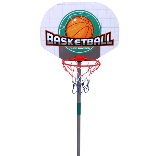 Набор тренировочный для баскетбола ZG270-225 кольцо с подставкой 150 см, сетка, мяч 12 см, насос_9