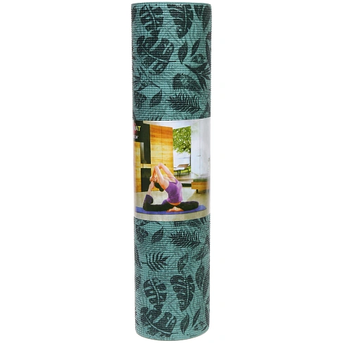 Коврик для йоги 8 мм 173х61 см Ритм с принтом ПВХ, в ассортименте_8
