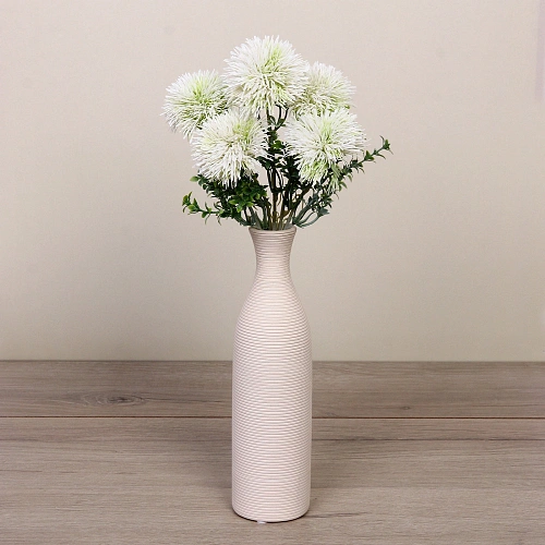 Искусственные цветы Волшебство лета 32см Одуванчики 5 цветков белые_5