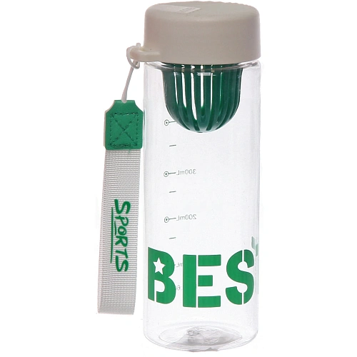 Бутылка питьевая пластиковая 600мл BEST, микс цветов_9