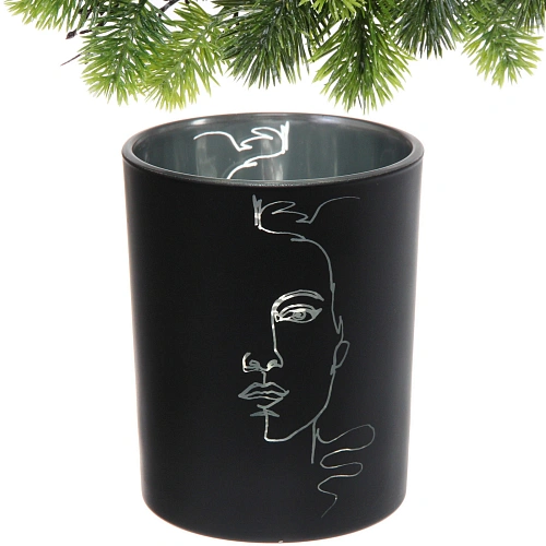 Подсвечник Нежный силуэт 1012,5 см, Черный_3