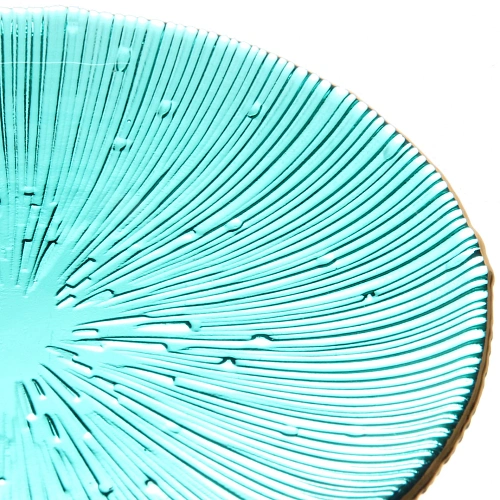 Тарелка стеклянная 15см Флоренция изумруд_4