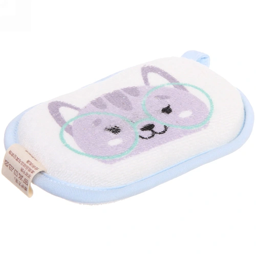 Губка для тела махровая Happy baby - Котёнок Оливер , 138,5 см (ZIP пакет)_5