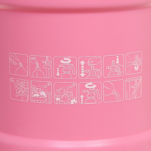 Опрыскиватель помповый 2л Семицветик цвет розовый ДоброСад_5