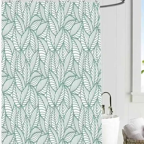 Штора для ванной EVA 180*180 "Селфи" Флориан зеленая 1725