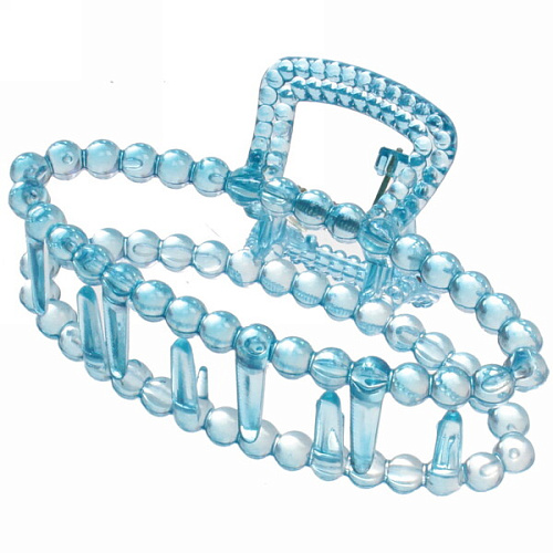 Заколка-краб для волос на блистере Cruella- Овал, микс 6 цветов, 9,5 см_4