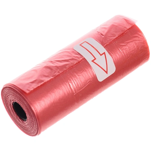 Контейнер с пакетами для уборки за собакой с карабином,цвет красный Ultramarine_5