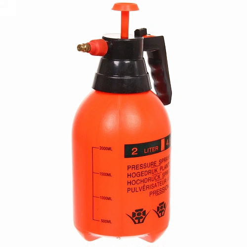 Опрыскиватель помповый 2л Апельсин пневматический, с мерной шкалой _13