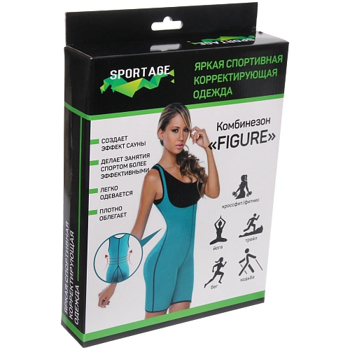 Комбинезон для похудения Figure, размер M, Мятный_4