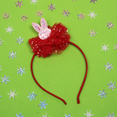 Ободок для волос детский Little lady - Emily, микс 6 цветов, 63см_9