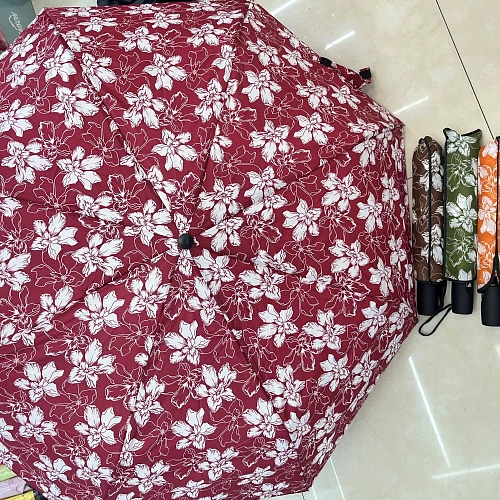 Зонт женский полуавтомат "ФИОРА", микс 6 дизайнов, d-110см