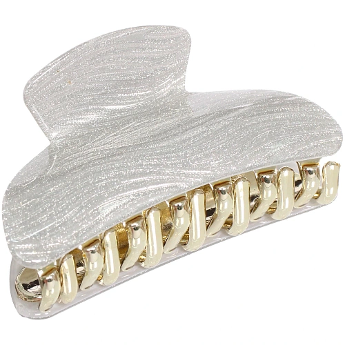 Заколка-краб для волос  ЭЙФОРИЯ, эва, микс 6 цветов, 8см (блистер Кокетка)_5