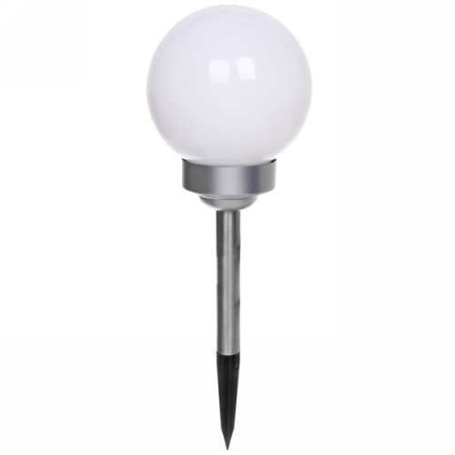 Фонарь садовый "Шар" 42*15*15см, на солнечной батарее, Белый