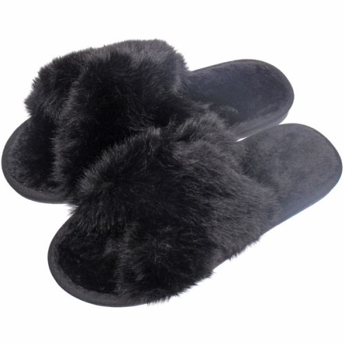 Тапочки женские домашние "TWIN", цвет чёрный, р-р 40-41