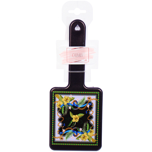 Расческа массажная компактная ЛАНТА, микс 4 дизайна, 229см  (PVC подвес)_7