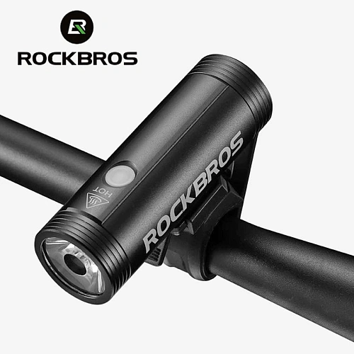 Фонарь велосипедный, передний Rockbros R1-400 (аккум. 2000 mAh, 4 режима,USB)