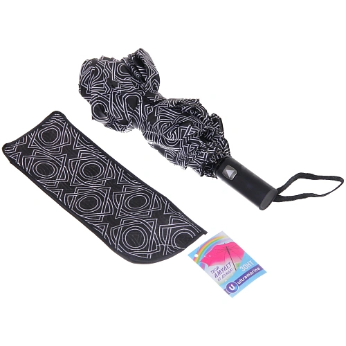 Зонт женский полуавтомат Тэлли, микс 4 цвета, 8 спиц, d-100см, длина в слож виде 30см_29